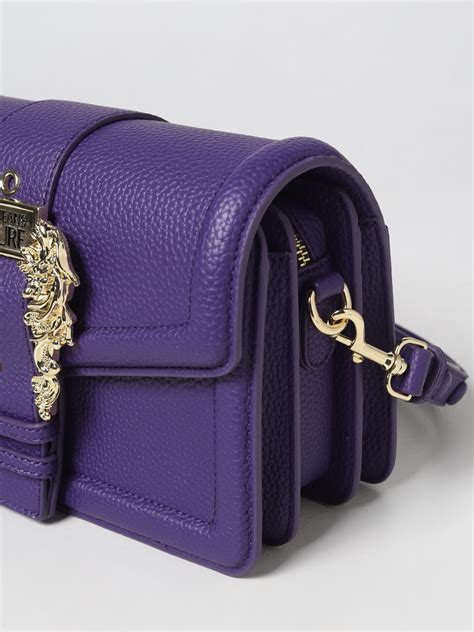 borsa versace viola e verde|Borse Versace jeans couture in Vernice Viola .